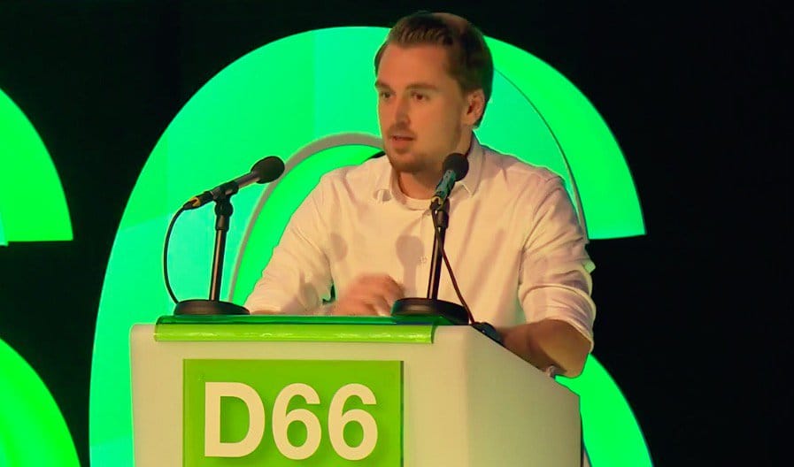Speech Dennis van Driel op het D66-congres in ‘s-Hertogenbosch